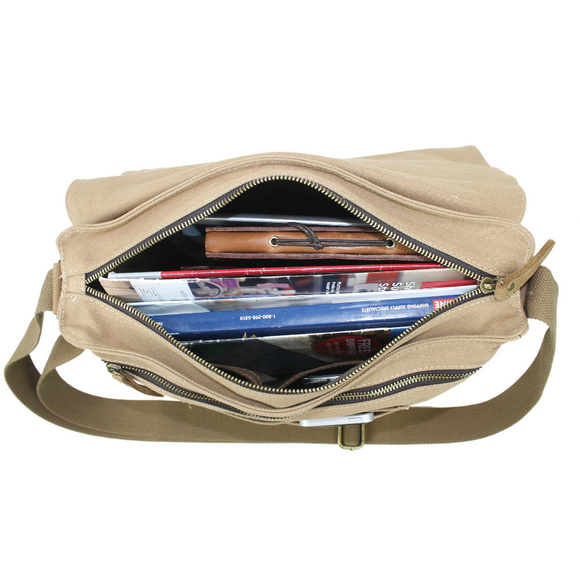 Casual Style Canvas Messenger Bag CM13BLK